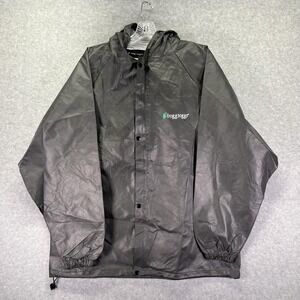 Frogg Toggs Rain Jacket Mens Medium Hooded Waterproof Lightweight Outdoor